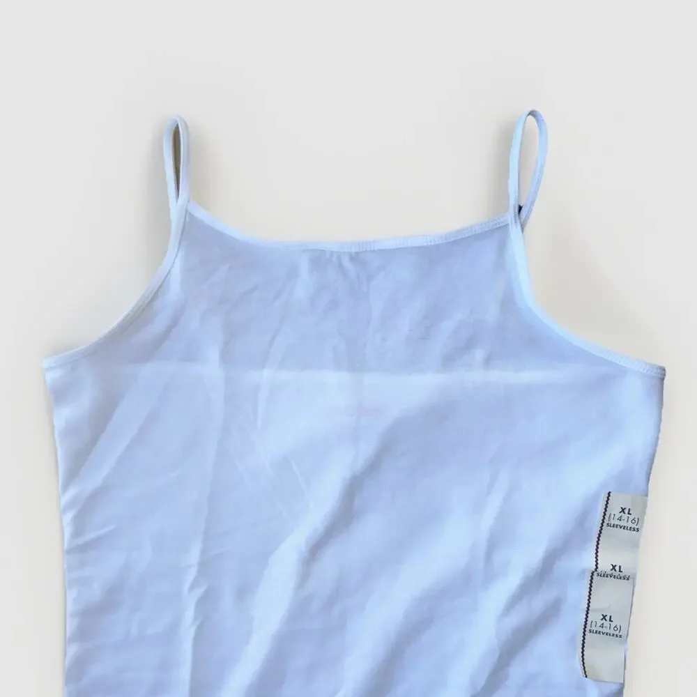NEW Cat & Jack Girls Tank Tops Size XL (14/16) Spaghetti Strap Lot of 3 B/W - Picture 3 of 6